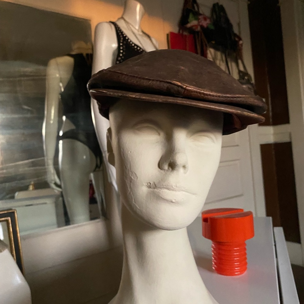 Vintage Wilson’s leather newsboy